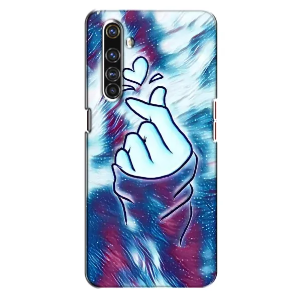 Чохол з принтом «Радужне серце» для Realme X50 Pro