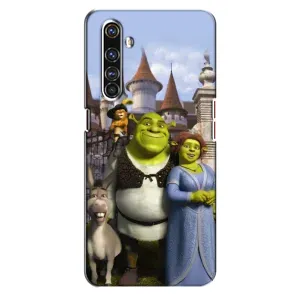 Чехол с мультфильмом Шрек на Realme X50 Pro (Сказочные герои Шрека)