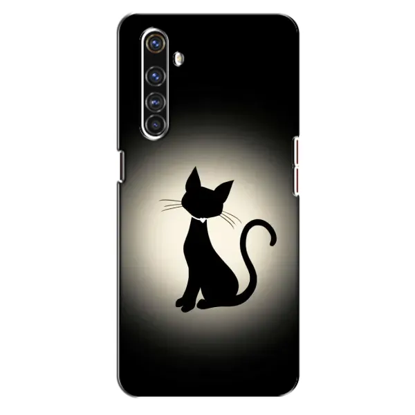 Чехол с принтом «Силуэт котика» для Realme X50 Pro
