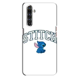 Чехол с принтом Стич на Realme X50 Pro (Стич лого)