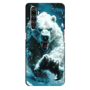 Чехол с картинкой «Хищники» для Realme X50 Pro (Полярный медведь)