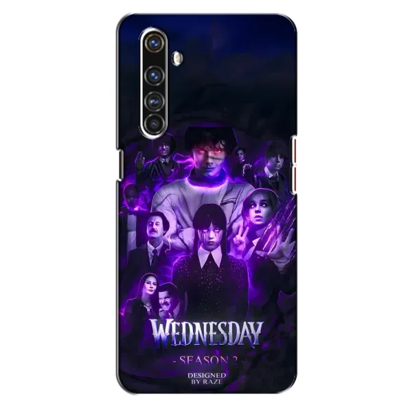 Чехол с принтом «Фиолетовая магия Уэнздей» для Realme X50 Pro