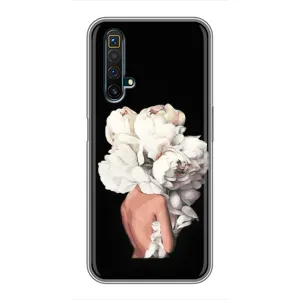 Чехлы (ART) Цветы на Realme X50 (VPrint)