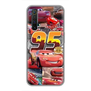 Силіконовий чохол Маквін для Realme X50 (Колаж Блискавка Маквін)
