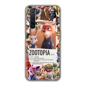 Чохол Зоотрополіс на Realme X50 (Постер Зоотрополіс)