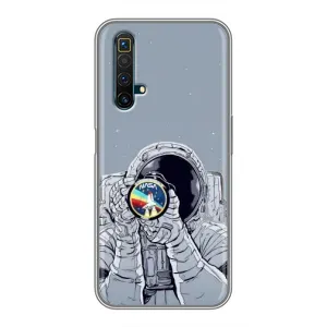 Чохол NASA для Realme X50 (AlphaPrint) (Космонавт фото)