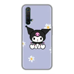 Чохол з кроликом Куромі на Realme X50 (Куромі в квітах)