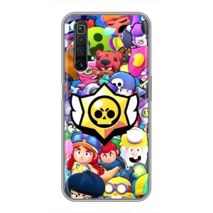 Чехол для Realme X50 Бравл Старс (VPrint)