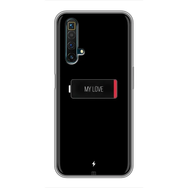 Чехол с принтом «Love battery» для Realme X50 Чехол с принтом «Love battery» для Realme X50