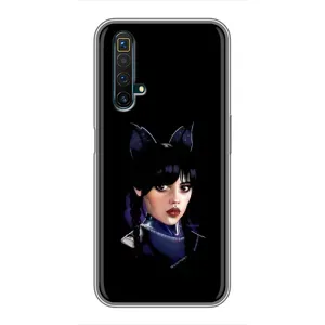 Чохли Венсдей на Realme X50 Уенсдей (AlphaPrint) (серйозна Венздей)