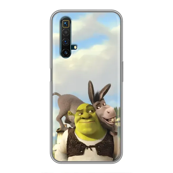 Чохол з принтом «Шрек та Осел» для Realme X50