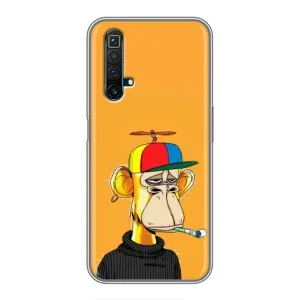 Чохли з Мавпами NFT для Realme X50 (AlphaPrint) (Нудна мавпа NFT)