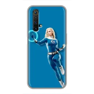 Чохол з принтом Фантастична четвірка для Realme X50 (Сью Сторм політ)