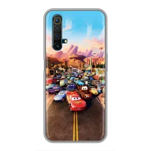 Силіконовий чохол Маквін для Realme X50 (Тачки на трасі)