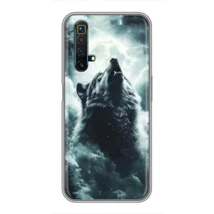 Чохол з картинкою 'Хижаки' для Realme X50 (Вовк у хмарах)
