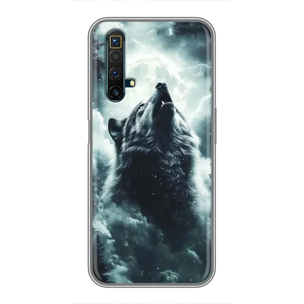 Чохол з принтом «Вовк у хмарах» для Realme X50 Чохол з принтом «Вовк у хмарах» для Realme X50
