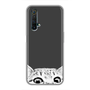 Чохол на Реалмі Х50 з Котиками (VPrint) (Виглядає котик)