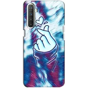 Чохол з принтом «Радужне серце» для Realme XT