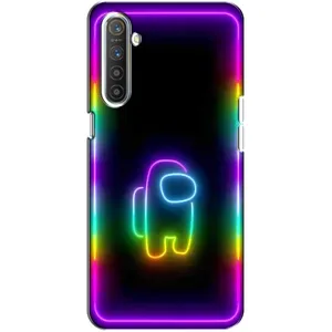 Чехол Амонг Ас для Realme XT (AlphaPrint) (Яркий скин)
