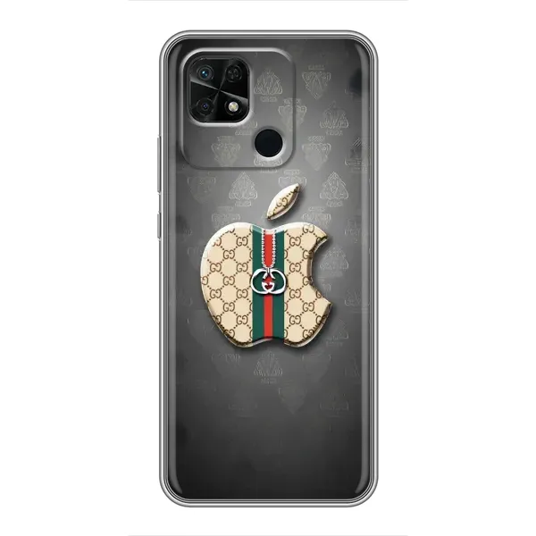 Чохол з принтом «Apple gucci» для Xiaomi Redmi 10C