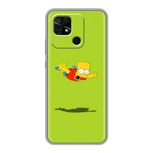 Чjхол з Сімпсонами для Xiaomi Redmi 10C (VPrint) (Барт Сімпсон)