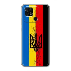 Украинские Чехлы для Xiaomi Redmi 10C с картинкой УПА (AlphaPrint) (Прапор УПА)