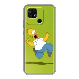 Чjхол з Сімпсонами для Xiaomi Redmi 10C (VPrint) (Гомер Сімпсон)