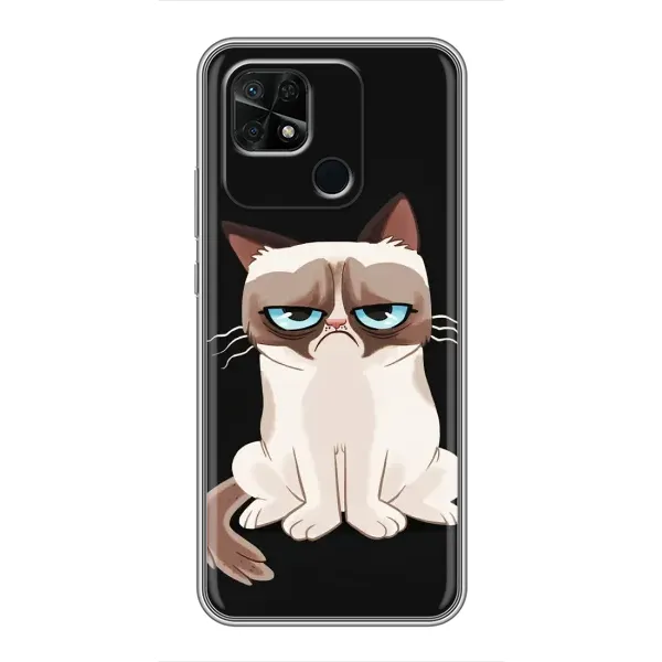Чохол з принтом «Сумний кіт» для Xiaomi Redmi 10C Чохол з принтом «Сумний кіт» для Xiaomi Redmi 10C