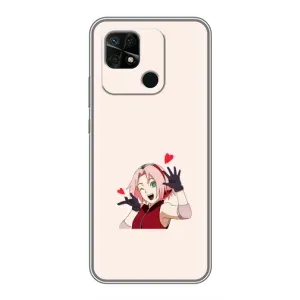 Чохол з принтом «Лайк Сакура» для Xiaomi Redmi 10C