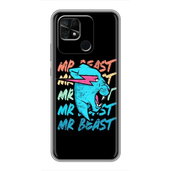 Чохол з принтом «logo Mr beast» для Xiaomi Redmi 10C