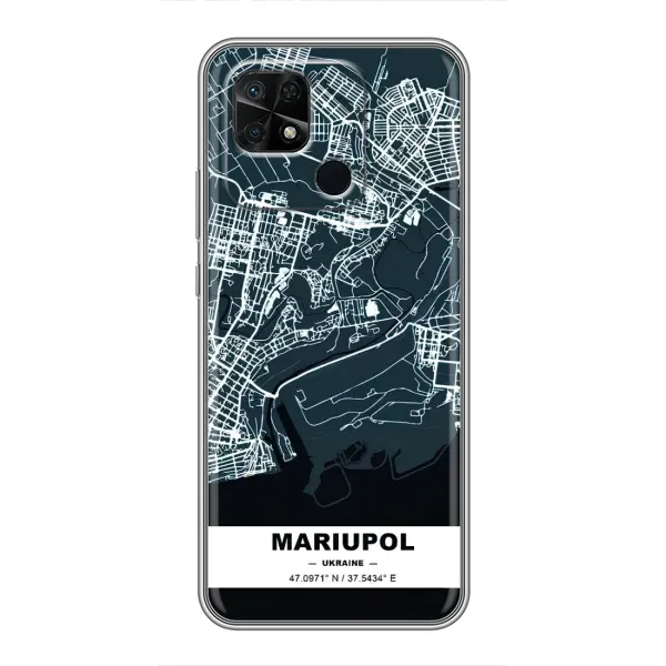 Чохол з принтом «Маріуполь» для Xiaomi Redmi 10C