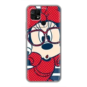 Міккі Маус чохол для Xiaomi Redmi 10C (AlphaPrint - Мультяшні) (Маус в окулярах)
