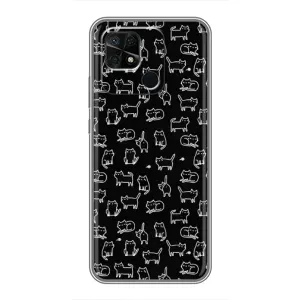 Чохол з принтом «Маленькі котики» для Xiaomi Redmi 10C