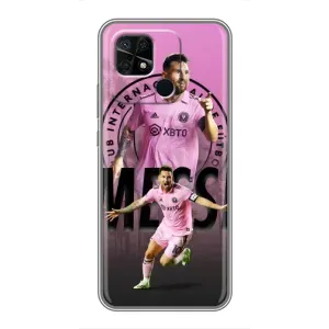 Чохли для Сяомі Редмі 10Ц - Лео Мессі Маямі (Messi Miami)
