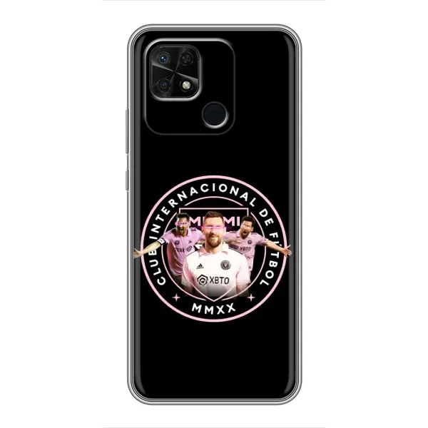 Чохол з принтом «Мессі в лого» для Xiaomi Redmi 10C Чохол з принтом «Мессі в лого» для Xiaomi Redmi 10C