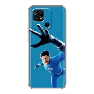 Чохол з принтом Фантастична четвірка для Xiaomi Redmi 10C (Містер Фантастік супергерой)