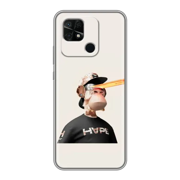 Чехол с принтом «обезьяна NFT в очках» для Xiaomi Redmi 10C Чехол с принтом «обезьяна NFT в очках» для Xiaomi Redmi 10C