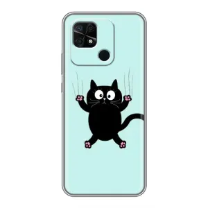 Чохол з принтом для Xiaomi Redmi 10C (AlphaPrint) Модні коти