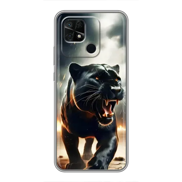 Чохол з принтом «Чорна пантера» для Xiaomi Redmi 10C