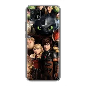 Чохол як приборкати дракона на Xiaomi Redmi 10C (Персонажі дракона)