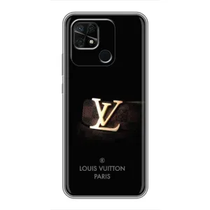 Чехлы Луи Витон для Xiaomi Redmi 10C (AlphaPrint - LOUIS VUITTON) (ремешок LV)
