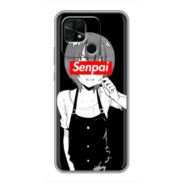 Чохол з принтом «Senpai» для Xiaomi Redmi 10C Чохол з принтом «Senpai» для Xiaomi Redmi 10C