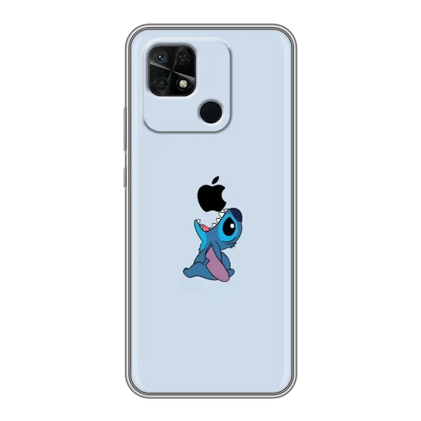 Чохол з принтом «Stitch apple» для Xiaomi Redmi 10C Чохол з принтом «Stitch apple» для Xiaomi Redmi 10C