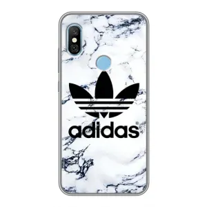 Чехлы Адидас для Xiaomi Redmi 6 pro (AlphaPrint) (Адидас на мраморе)