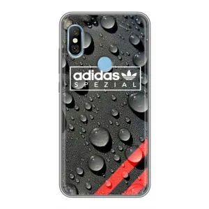 Чехлы Адидас для Xiaomi Redmi 6 pro (AlphaPrint) (Адидас принт)