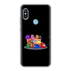 Чохли Амонг Ас для Xiaomi Redmi 6 pro (AlphaPrint) (Амонг-ас)