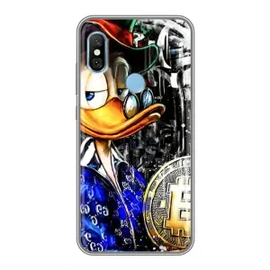 Чехлы для Редми 6 Про - Scrooge MagDag (PREMIUMPrint) (Биткойн Скрудж)
