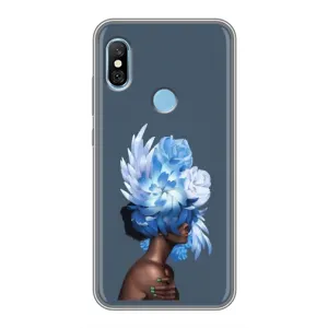 Чехлы (ART) Цветы на Xiaomi Redmi 6 pro (VPrint) (Квіти на голові)