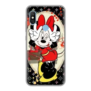 Чехол Disney Mouse Xiaomi Redmi 6 pro (PREMIUMPrint) (Минни peace)
