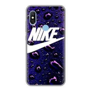 Чехол для Xiaomi Redmi 6 pro - с принтом Найк (AlphaPrint) (Найк принт)